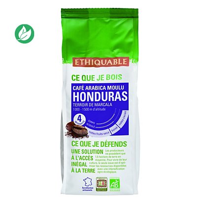 Ethiquable Café moulu Café Honduras, Arabica, sachet, 250 g