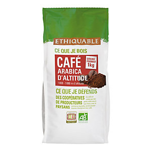 ETHIQUABLE Café moulu Équateur, Arabica, sachet, 1 kg