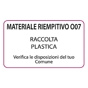 Etichette adesive per etichettatura ambientale obbligatoria in rotolo