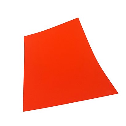 Etichette adesive permanenti, A4 (210 x 297 mm), 100 fogli, 1 etichetta per foglio, Rosso Fluo