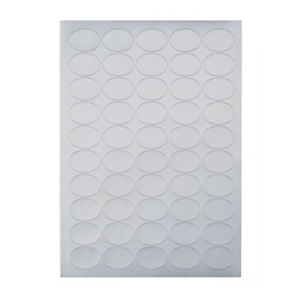 Etichette adesive permanenti stampabili ovali, 36 x 26 mm, Carta satinata, Argento (confezione 100 fogli da 50 etichette) Etichette adesive permanenti stampabili ovali, 36 x 26 mm, Carta satinata, Argento (confezione 100 fogli da 50 etichette)