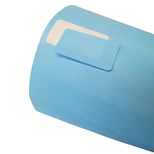 Etichette adesive removibili, 63,5 x 33,9 mm, 100 fogli, 24 etichette per foglio, Blu