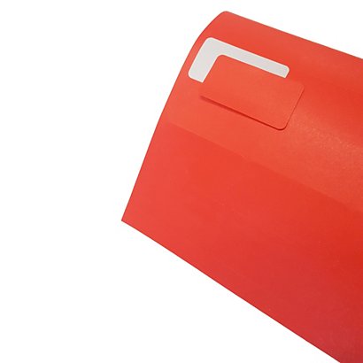 Etichette adesive removibili, 63,5 x 33,9 mm, 100 fogli, 24 etichette per foglio, Rosso