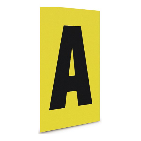 Etichette adesive rimovibili per scaffalature con lettere da A a Z - 5