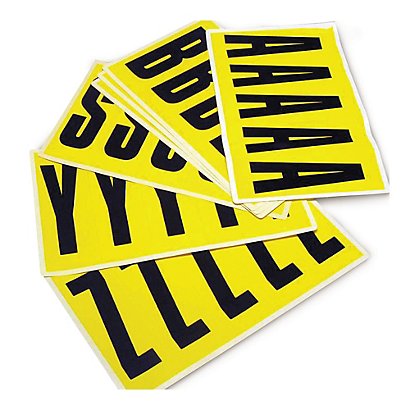 Etichette adesive rimovibili per scaffalature con lettere da A a Z - 1