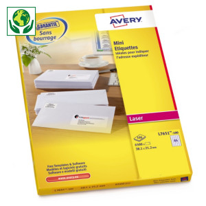 Etichette adesive stampabili AVERY Etichette adesive stampabili AVERY