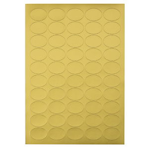 Etichette adesive stampabili in carta satinata oro MARKIN Etichette adesive stampabili in carta satinata oro MARKIN