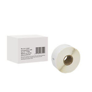 Etichette compatibili con Dymo LabelWriter 11352, Adesivo permanente, 25 x 54 mm, Bianco (rotolo 500 etichette) Etichette compatibili con Dymo LabelWriter 11352, Adesivo permanente, 25 x 54 mm, Bianco (rotolo 500 etichette)