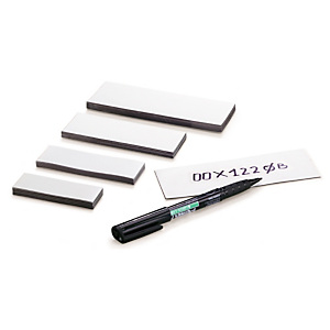 Etichette magnetiche riscrivibili pretagliate Etichette magnetiche riscrivibili pretagliate