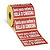 Etichette segnaletiche con stampa bicchiere rossi - 10