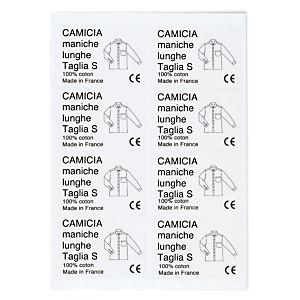 Etichette stampabili in poliestere trasparente per stampanti laser Etichette stampabili in poliestere trasparente per stampanti laser