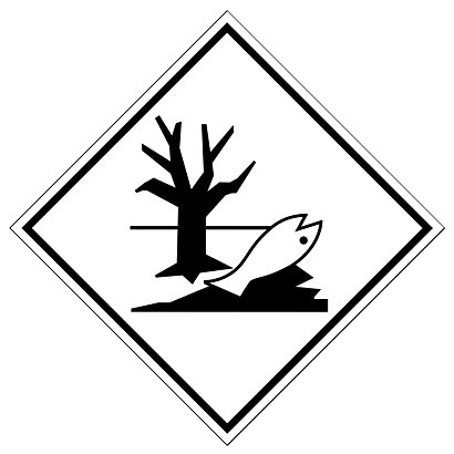 Etikett for farlig gods til vei- og lufttransport - miljøfarlige stoffer - 1