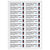 Etiketten in bristolkarton voor etikethouders 50x95 mm - 1