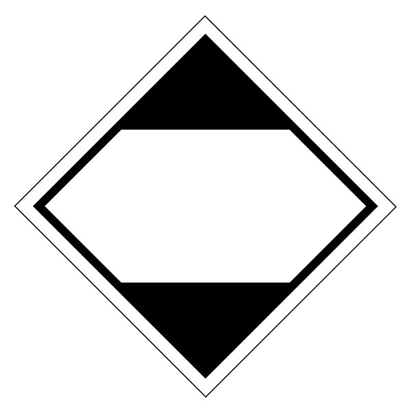 Etikety pro signalizaci nebezpečí 100x100mm, RŮZNÉ NEBEZPEČNÉ LÁTKY A PŘEDMĚTY - 6