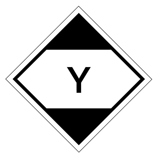 Etikety pro signalizaci nebezpečí 100x100mm, RŮZNÉ NEBEZPEČNÉ LÁTKY A PŘEDMĚTY - 2