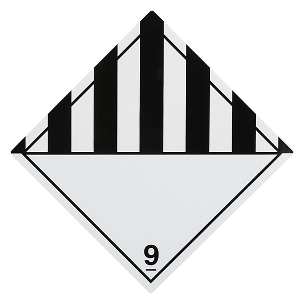 Etikety pro signalizaci nebezpečí 100x100mm, RŮZNÉ NEBEZPEČNÉ LÁTKY A PŘEDMĚTY - 7