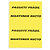 Etiquetas adhesivas color amarillo en hoja A4  210x148mm - 1