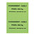 Etiquetas adhesivas color verde en hoja A4  210x148mm - 1