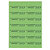 Etiquetas adhesivas color verde en hoja A4  99,1x 38,1mm - 1