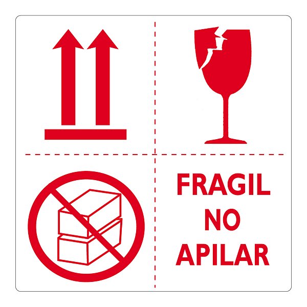 Etiquetas de expedición con recomendaciones múltiples - 2