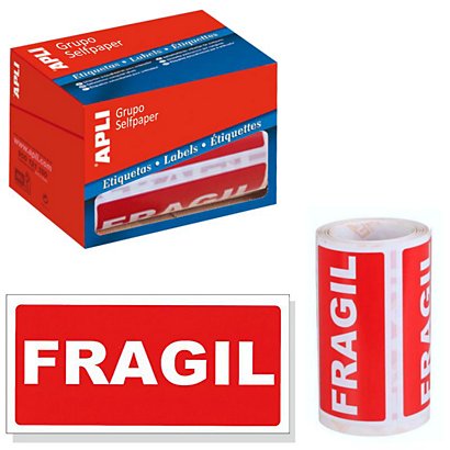 Etiquetas para envíos - Frágil - 1