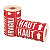 Etiquette adhésive pré-imprimée ''HAUT'' - Rouleau de 500 étiquettes 16,5 x 5,5 cm - 1
