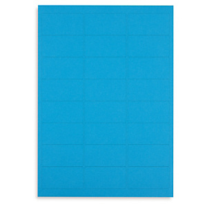 Étiquette adhésive amovible couleur 45,7x21,2 mm