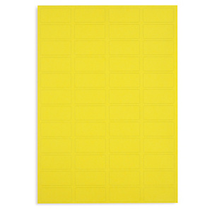 Étiquette adhésive amovible couleur 63,5x33,9 mm