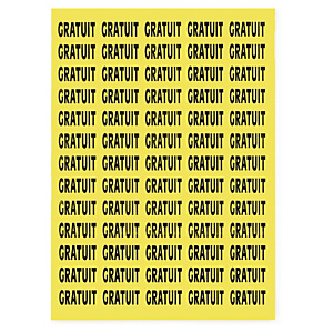 Étiquette adhésive permanente 63,5x38,1 mm