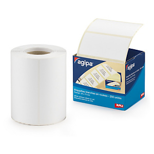 Étiquette d'adressage en rouleau AGIPA 100x50 mm