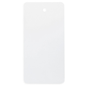 Étiquette industrielle PVC blanche 45x100 mm