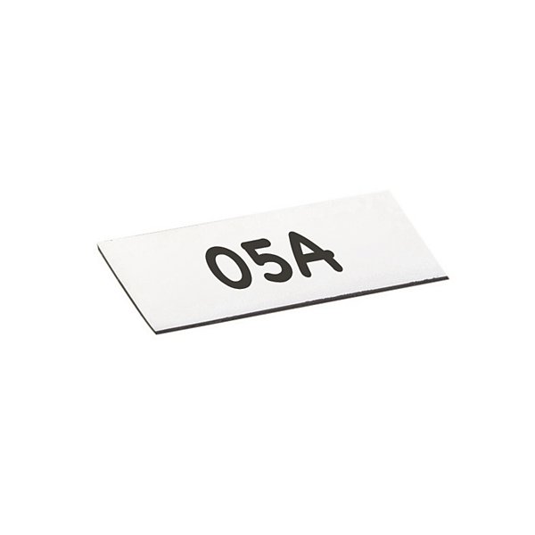 Etiquette magnétique blanche en rouleau 5x30 mm - 5