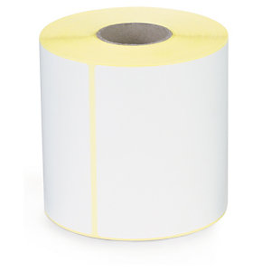 Étiquette papier blanc mat pour imprimante jet d'encre couleur 105 x 148 mm diam?tre 40 mm