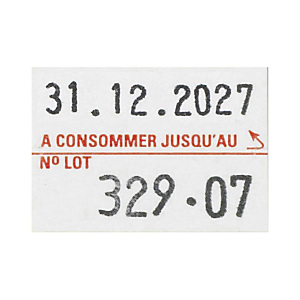 Étiquette pour pince à étiqueter PBDUO20 blanc 23x16 mm