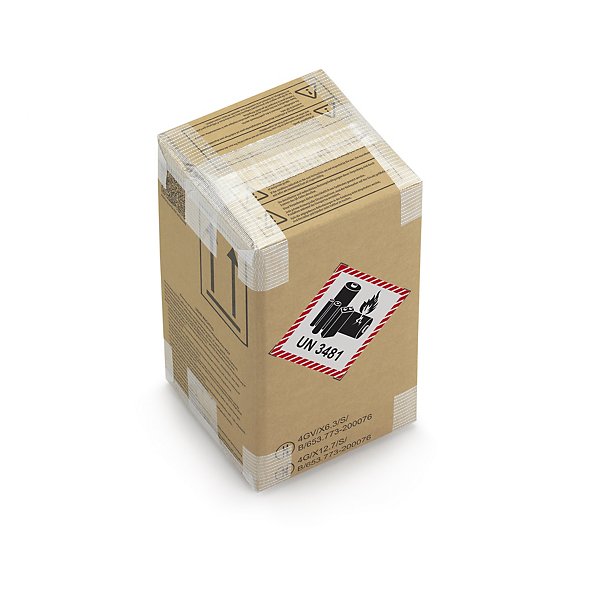 Etiquette pour le transport routier et aérien de piles et batteries au lithium UN 3481 - 3