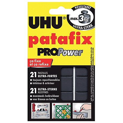 Etui de 21 pastilles adhésives UHU Patafix ProPower