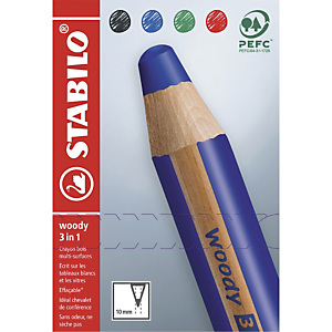 Etui de 4 crayons de marquage effaçables STABILO Etui de 4 crayons de marquage effaçables STABILO