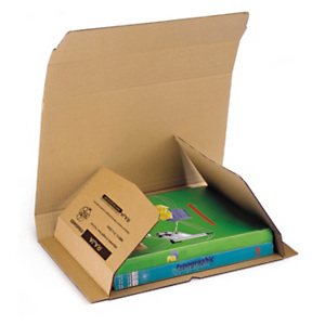 Etui carton brun sans fermeture adhésive RAJABOOK 43x31 cm