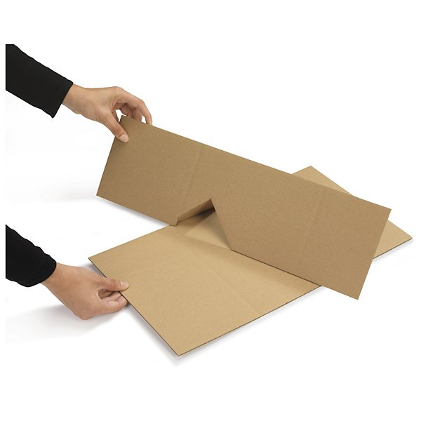 Etui-croix carton brun 63x42 cm - 5