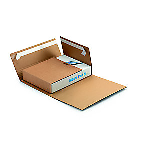 Etui-croix postal avec fermeture adhésive en carton simple cannelure brun - L.int. 33 x l.25 cm Etui-croix postal avec fermeture adhésive en carton simple cannelure brun - L.int. 33 x l.25 cm