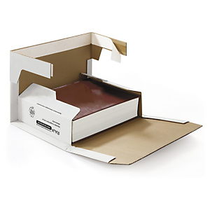 Etui postal carton blanc RAJABOOK Super 33x25 cm