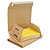 Etui postal carton brun avec fermeture adhésive RAJA Standard 31x22 cm - 1