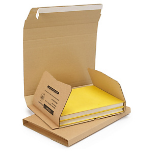 Étui postal carton brun avec fermeture adhésive RAJA Étui postal carton brun avec fermeture adhésive RAJA