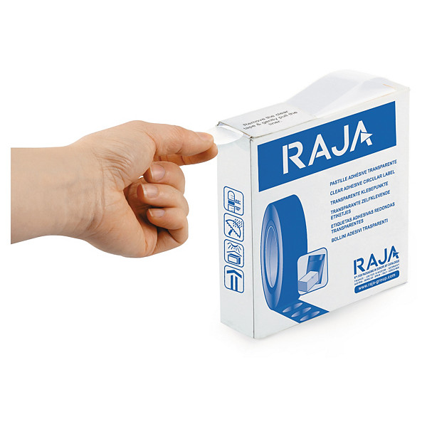 Etykiety samoprzylepne okrągłe mocne średnica 30mm - jednorazowe - 1