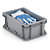 Euro plastic stacking container, 28L, 600 x 400 x 150mm - 1
