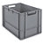 Euro plastic stacking container, 28L, 600 x 400 x 150mm - 5