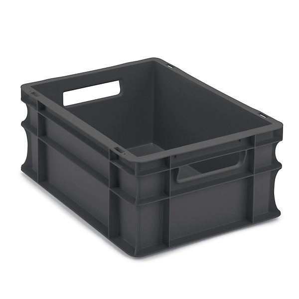 Eurobox mit geschlossenen Griffen RAJA, 400 x 300 x 120 mm - 4