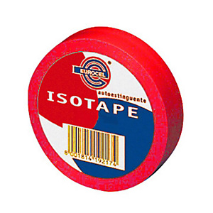 Eurocel® Nastro isolante - Colore Rosso - Dimensioni 19 mm x 25 m Eurocel® Nastro isolante - Colore Rosso - Dimensioni 19 mm x 25 m