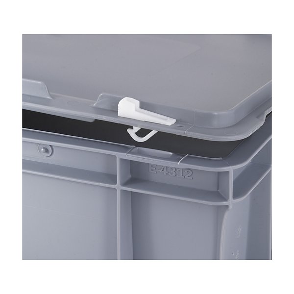 Euronorm stapelbak met geïntegreerd deksel 400x300x120mm - 3