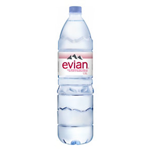 Evian Eau minérale naturelle - Lot 12 bouteilles 1,5 L